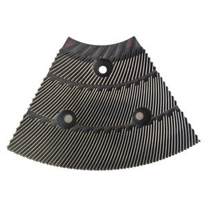 Pulp refiner plate