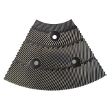 Pulp refiner plate