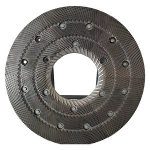 Pulp refiner plate