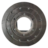 Pulp refiner plate